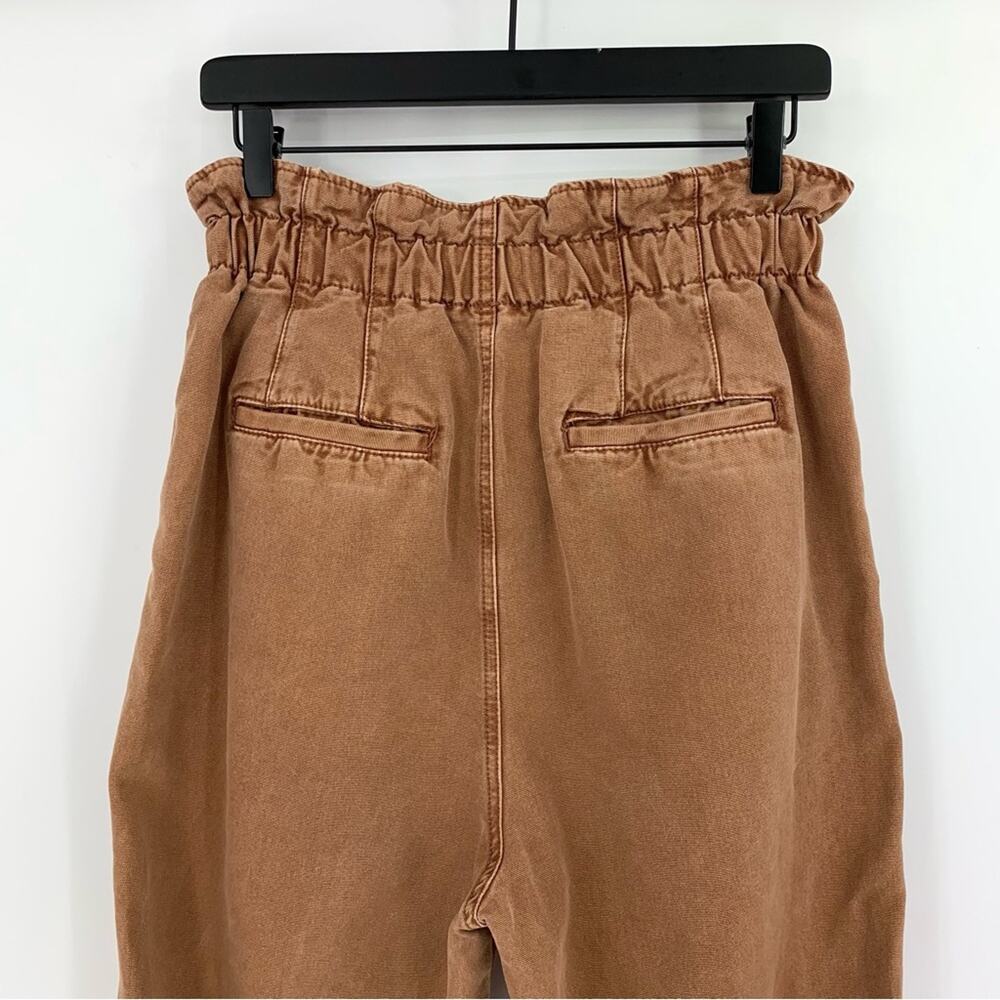 FREE PEOPLE Margate Pleated Trouser Burnt Orange XS - Picture 10 of 11